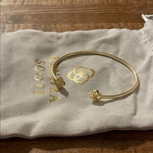 Kendra Scott Gold Floral Bracelet